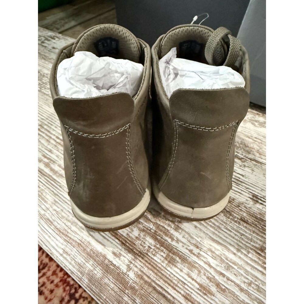 Ecco Chase Ii Hydromax Leather Shoes Warm Grey Lace-Up Womens EU 40 US 9-9.5 - Picture 10 of 11